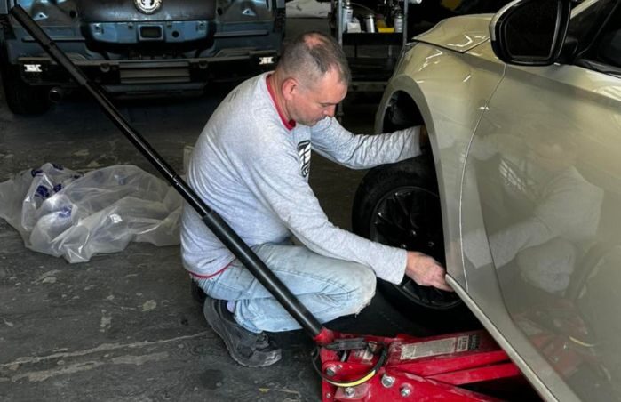 pointless dent repair being completed